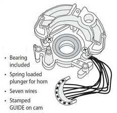 Turn Signal Switch: 64-67 GM Various "GUIDE"