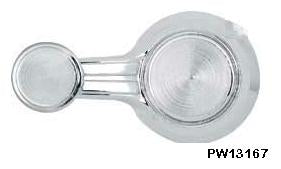 Handle Window Vent: 65-66 Full size - Chrome