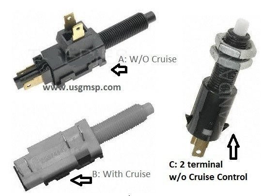 Stop Light Switch: 76-82 GM & Corvette