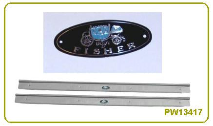 Sill Plate: 64-67 A body Coupe GTO, Chevelle, El Camino (EACH)