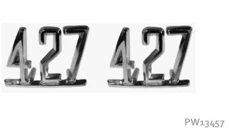 "427" Fender Emblems (pr)