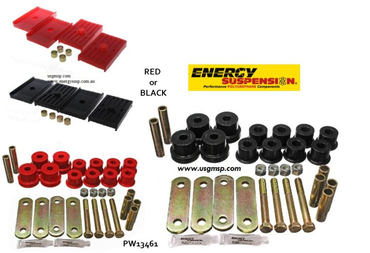 Leaf Spring Mounting Kit: 67-81 Multi Leaf (Polyurethane)