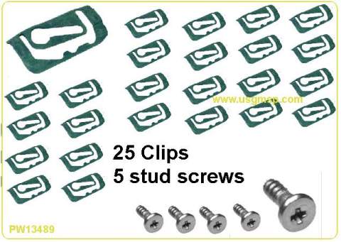 Clip Kit: Nova rear window 66-67