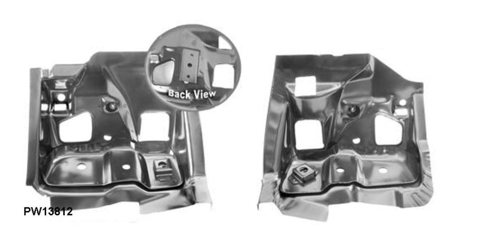 Firewall body mounts: 68-69/72 GTO +
