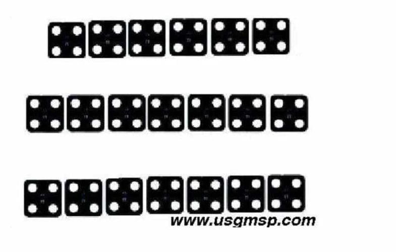Hood Insulation Pad Clips: Fastening Kit (aftermarket)