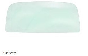 Rear Window Glass: 68-72 Chevelle/ Monte C.  Clear