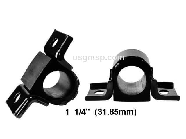 Sway Bar Mount Kit: 64-72 GM A body FRONT 1 1/4" (pr)