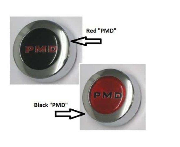 Rally II Center Cap: "PMD" (EACH).. choose (ea)