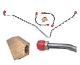 Fuel Line Kit: 67-8 Camaro/Nova B/B -  Pump to Carby