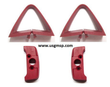 Seat Belt guide & base Set: 72-81 F - Choose Colour