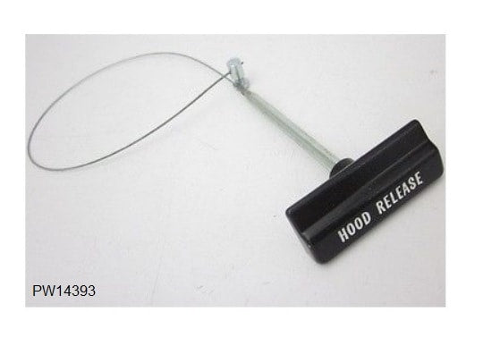 Cable Hood Release: Corvette 68-82 w/ Handle