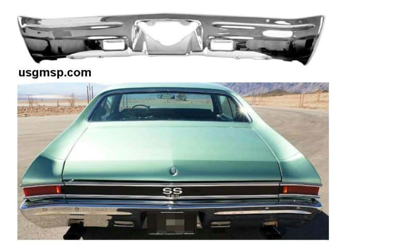 Bumper: 1968 Chevelle / Malibu (Rear)