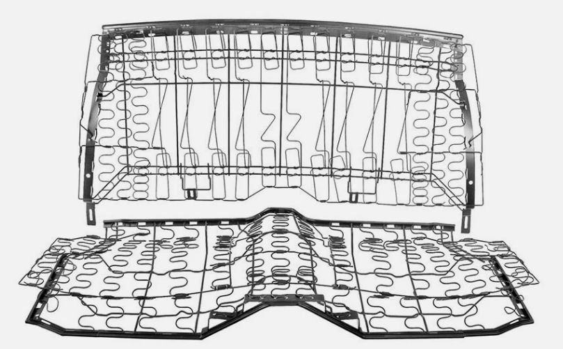 Seat Frame REAR: 67-69 Camaro Firebird - WIDE frame - non fold down - READ Description.