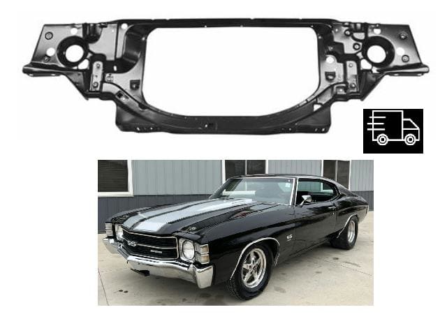 Radiator Support panel: 1971-72 Chevelle / Malibu