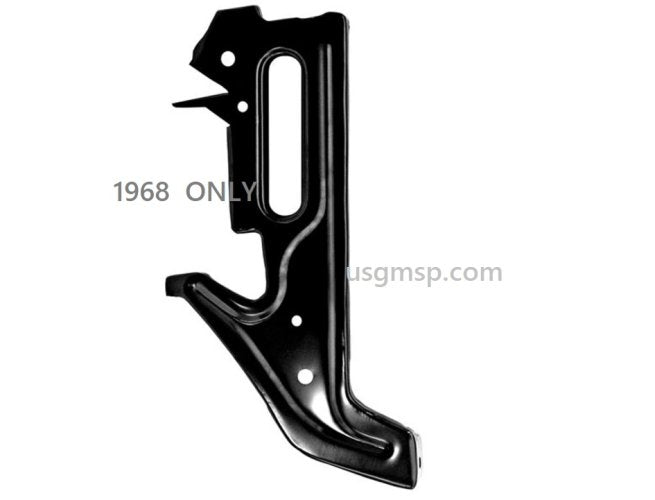 Hood latch vertical Support: 1968 Chevelle/ Malibu