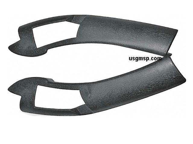 T-Top Headliner Rear molding: 78-81 F Outer Caps (PR)