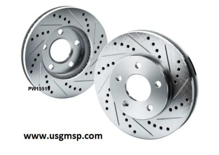 Disc Rotor: Corvette 67-82 Rear - SLOTTED  (pr)