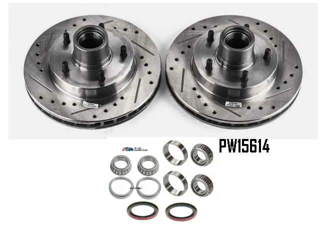 Disc Rotor: 73-87 El Camino Slotted Set FRONT (PR)