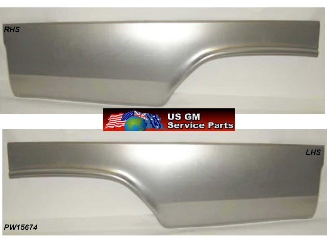 65-66 Impala Rear 1/4 patch panels (ea)  (Call first)