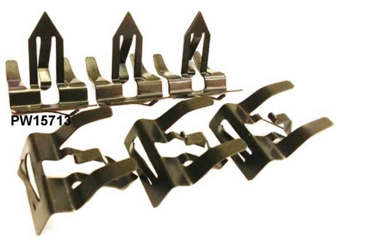 Headliner Side trim mold Clip Kit: 70-74F