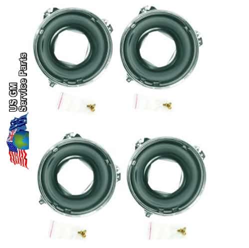 Headlamp Mounting Bucket Set: 4- GM Various