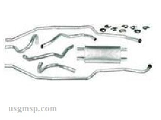 Exhaust System: 67-9F with Chevy  BB or SB Chev V8