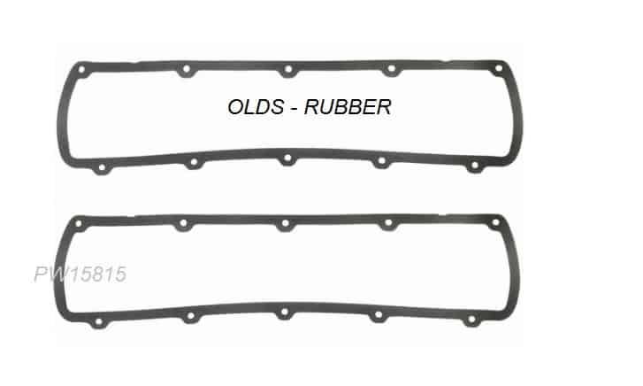 Rocker Cover Set: 403 Olds Rubber - Pr