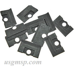 Clips: Windscreen Molding CLIP set. Corvette 68-82