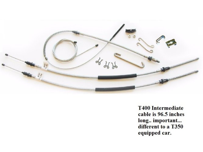 Handbrake Cable KIT: 68-72 Chevelle - Choose Box