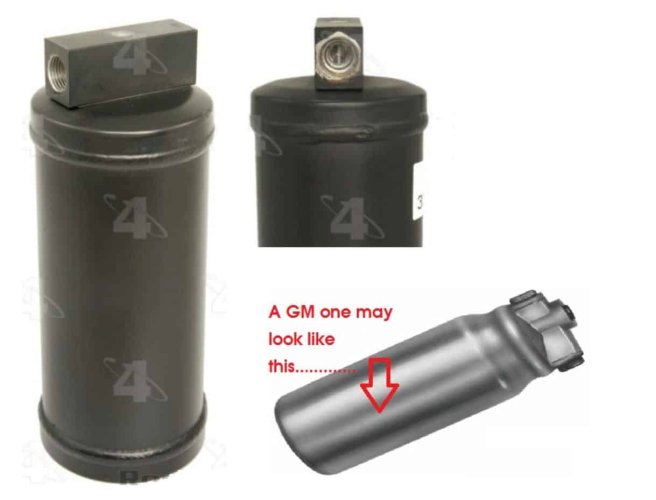 Filter Dryer: 68-73 Air  Cond. GM various