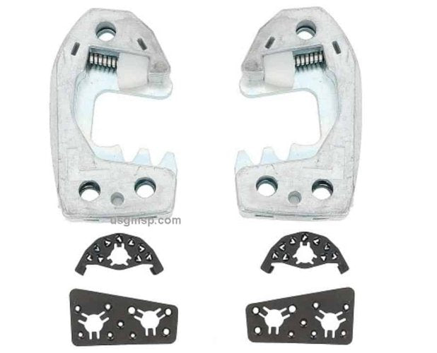 Door Striker Plates: 63-64 Full Size 2 door models FRONT  (PR)