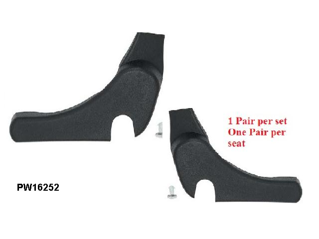 Bucket seat Side Hinge Covers: 71-81 Firebird TA/Camaro / Nova