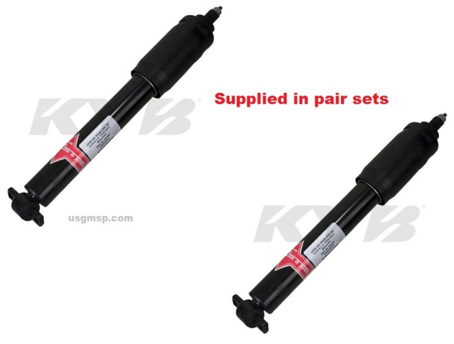 Shocks: 97-04 Corvette FRONT <b>KYB</b> (pr)