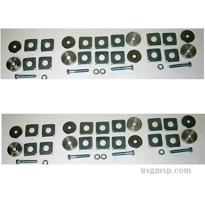 Body Mount kit: 68-72 Corvette (Solid)