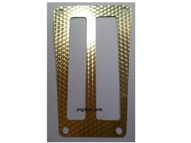 Console Shift Plate Insert: 70-81 Trans Am SE Gold Swirl