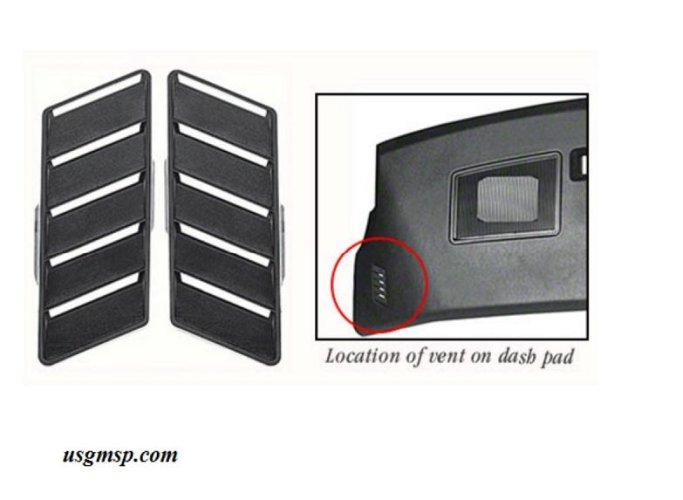 Dash Vents: Firebird TA 82-92 Pr