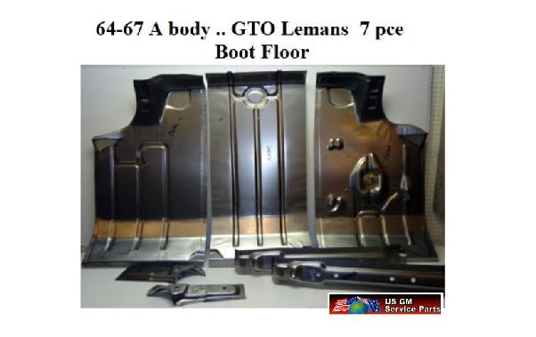 Trunk Floor Kit: 64-67 GTO/LeMans/ Buick/ Olds