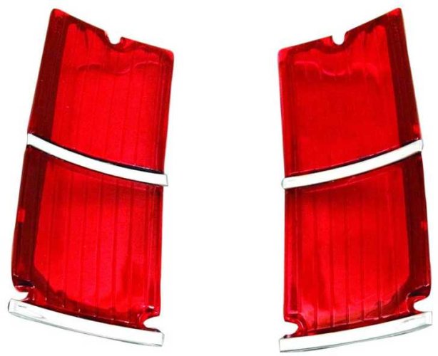 66 El Camino Brake Lamp Lens Set (2)