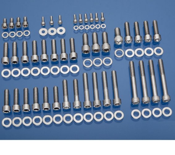 Bolt Kit: TPI 85-92 Stainless Full Kit
