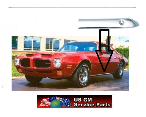 Rocker Molding: 76-81 Camaro & 70-81 Firebird (ea) - THIN
