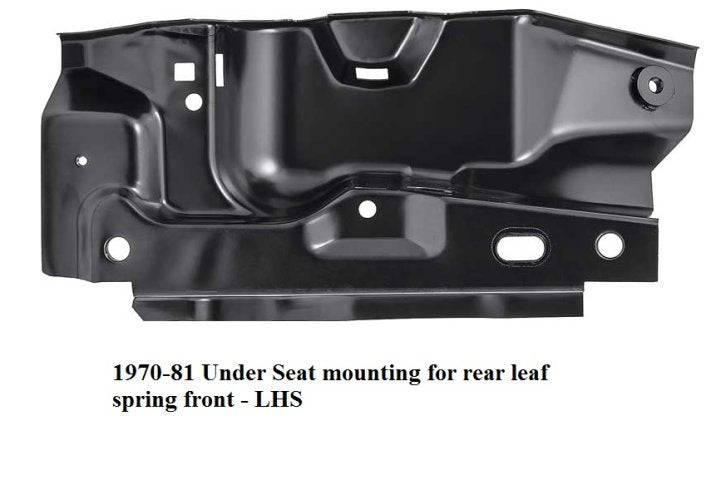 Rear Leaf Spring Body Anchor Plate: 70-81 F Camaro Firebird TA