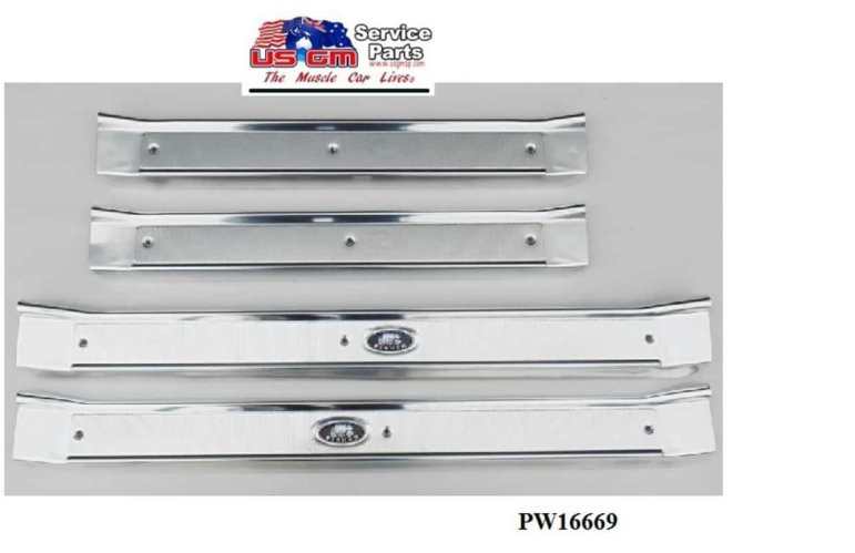 Sill Plate Set: 65-68 Full Size Sedan 4 Door Set