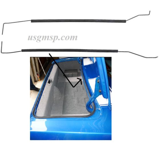 Spring Trunk 67-9 F w/rear spoiler - SET