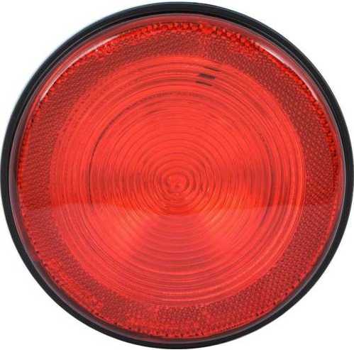 Brake Light Lens & Housing: Corvette 84-90 (ea)