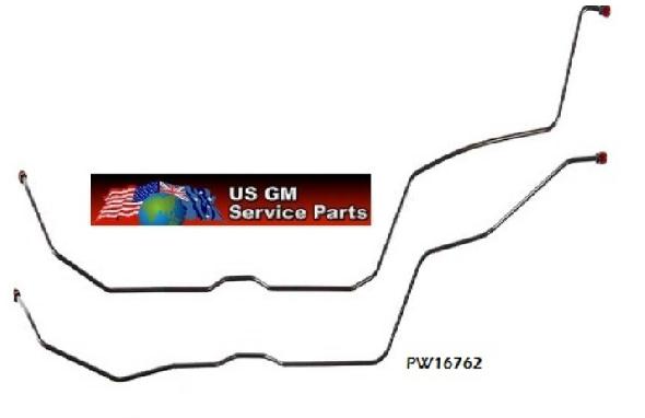Transmission Line Set: 77: Pontiac 400 V8 w/ T350