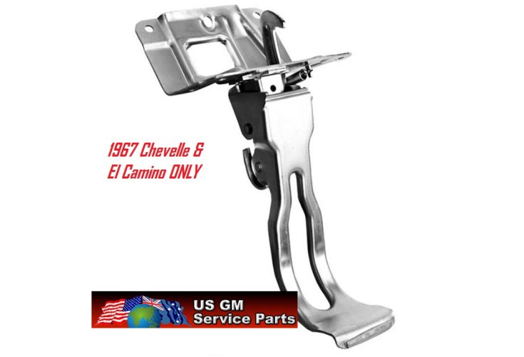 Hood Latch: 67 Chevelle / El Camino