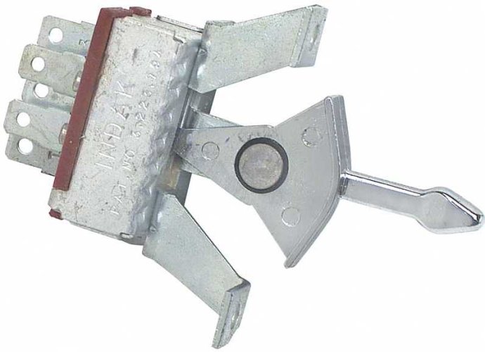 Switch Fan Air Flow: 70-72 GM A Chevelle, El Camino W/AC  5 term