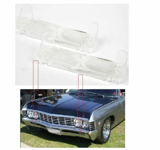 67 Impala Front park lense (Clear) SET
