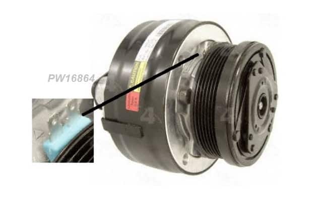 Compressor: 87,88 & 89 F + 85-87 Corvette  Air Conditioning