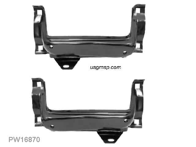 Bumper Bracket: NOVA 66-67 Rear Each